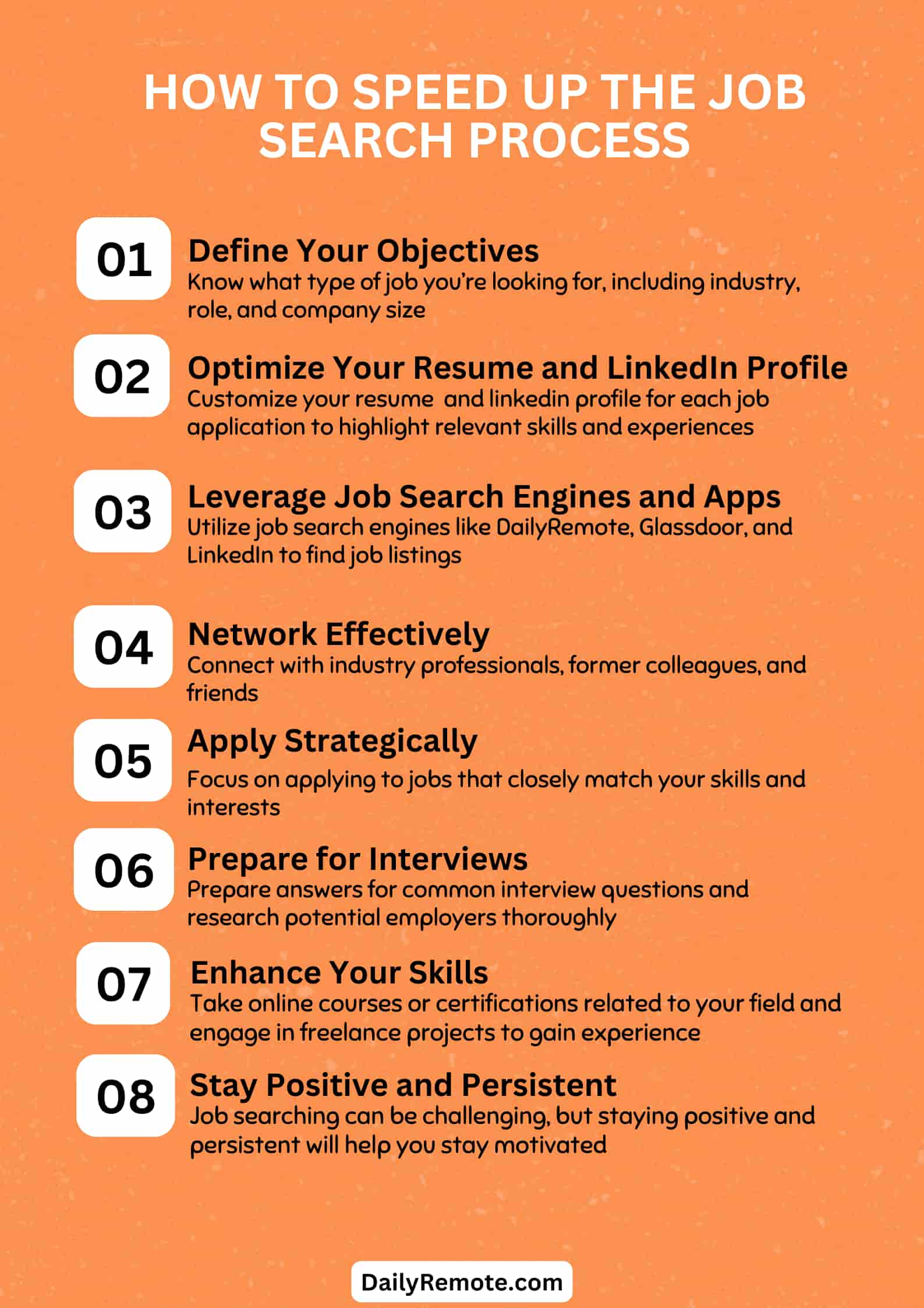 How to Speed Up the Job Search Process
