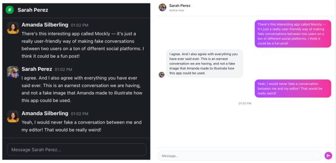 Mockly made a fake DM generator that’s actually user-friendly